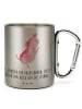 Mr. & Mrs. Panda Kaffeetasse Axolotl Tanzen mit Spruch in Silber