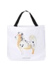 Mr. & Mrs. Panda Strandtasche Hund Australien Shepherd ohne Spruch in Weiß