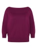 Zero  Strickpullover im Camen-Look in Magenta Purple