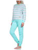 NORMANN Frottee Schlafanzug lang Pyjama - 75041 in mint