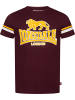 Lonsdale T-Shirt "Methley Herren T-Shirt normale Passform" in Rot