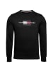 Tommy Hilfiger Sweatshirt Lines Hilfiger Crewneck in schwarz