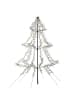 MARELIDA LED Weihnachtsbaum Lichterbaum für Außen aufklappbar H: 2m