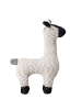 Bloomingville mini Kuscheltier Lama in Weiß | Schwarz