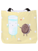 Mr. & Mrs. Panda Strandtasche Milch Keks ohne Spruch in Gelb Pastell
