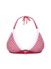 JOOP! Triangel-Bikini-Top Streifen in Gardenia AOP