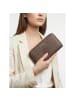 Lazarotti Bologna Leather XL Double Zip-Around Geldbörse RFID Leder 20 cm taupe