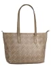 Bruno Banani Shopper echt Leder in taupe