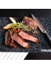 Stoneline Glas Schneidebrett 25x15 cm Set 4-teilig in Schwarz