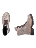 rieker Stiefelette in Schwarz/Beige