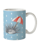 Mr. & Mrs. Panda Kindertasse Seeigel ohne Spruch in Blau Pastell