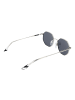 Bulget Unisex Sonnenbrille Geometrisch Silber