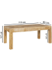 KADIMA DESIGN Couchtisch 110 x 60 x 47 cm Massiv-Holz Mango Natur