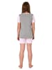 NORMANN Shorty Pyjama kurzarm Pferde - 74805 in grau