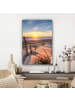 MuchoWow Leinwand bilder Sonnenuntergang Strand (BxH)