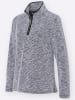 Sieh an! Sweatshirt in ecru-schwarz-gemustert