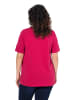 Ulla Popken Shirt in dunkle himbeere