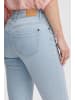 PULZ Jeans Caprihose PZTENNA HW Capri - 50207524 in blau