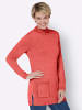 Sieh an! Longpullover in grapefruit