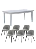 ebuy24 Essgruppe Venedig (7-teilig) Grau 95 x 276 cm