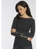 Melrose Strickpullover in schwarz