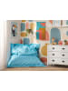 Beliani Sitzsackbezug FUZZY in Blau - (W) 140 x (L) 180 cm