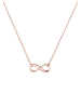 Elli Halskette 925 Sterling Silber Infinity in Rosegold