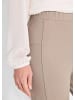 GOLDNER Kurzgröße:  Slim Fit Hose BELLA mit Schlupfbund in beige