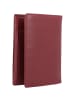 Esquire Peru Geldbörse RFID Leder 9,5 cm rot
