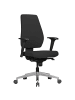 FineBuy Bürostuhl in Schwarz / Stoff / 70x63x119