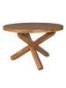 KADIMA DESIGN Design Esszimmertisch BOHA rund Ø 120 cm x 75 cm Massiv-Holz in Massivholz