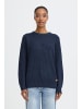 Oxmo Strickpullover OXEDNA ONECK in Blau