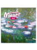 Wandkalender 2027 mit 6-sprachigem Kalendarium in Claude Monet - 30 x 30 cm