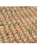 KADIMA DESIGN Juteteppich Jute Naturbelassen, Wohnzimmer in Natur-Grün