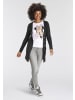 Kangaroos Longstrickjacke in anthrazit melange