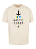 F4NT4STIC T-Shirt Oversized Ostsee Baltic Sea Knut & Jan Hamburg in sand