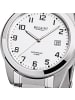 Regent Armbanduhr Regent Metallarmband silber, grau mittel (ca. 39mm)