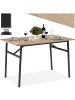 tectake Esstisch Swansea 120 x 75 x 76 cm, Industrial Holz hell, Eiche Sonoma