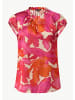 comma Bluse kurzarm in Pink