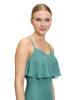 Vera Mont Abendkleid mit Volant in Bright Eucalyptus