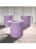 Mr. & Mrs. Panda Mug Spruch Laufen Lebensstil mit Spruch in Lavendeltraum