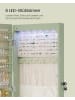 SONGMICS Schmuckschrank Berit in Lorbeergrün - (B)37.6 x (H)129.2 x (T)9.9 cm