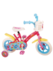 Volare Kinderfahrrad Peppa Pig Fahrrad 10 Zoll Kinderrad in Pink / Blau 2 Jahre