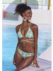 Buffalo Triangel-Bikini in mint-orange bedruckt