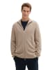 Tom Tailor Sweatjacke für Herren in beige
