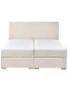 Beliani Boxspring Bett MAJOR in Beige - (W) 171 x (H) 109 x (L) 212 cm