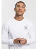 H.I.S. Langarmshirt in schwarz, weiß