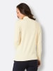 creation L Stehkragenpullover in champagner