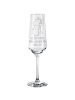 Mr. & Mrs. Panda Trinkglas Einhorn  mit Spruch in Transparent
