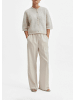SECOND FEMALE ANDREA Knit Rib Cardigan in Grey Melange